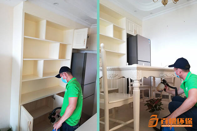 佛山新房室內除甲醛機構百悅環?？焖偃コ卵b修的甲醛